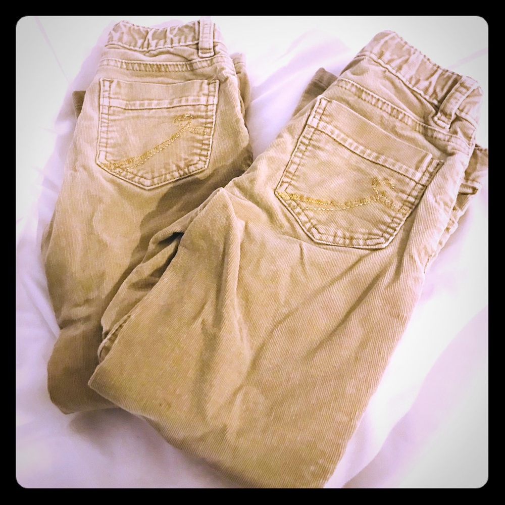 Girls Children’s Place Tan Corduroy’s (2 pairs)